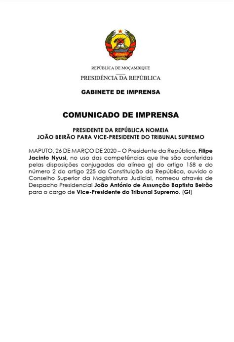 Comunicados à imprensa .